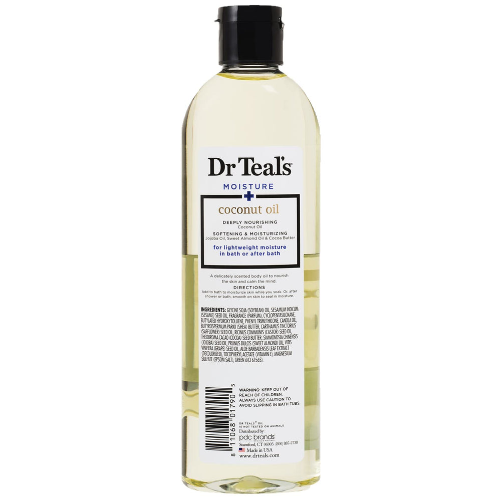 Dr Teal's Bath & Body Oil gift set packaging display.