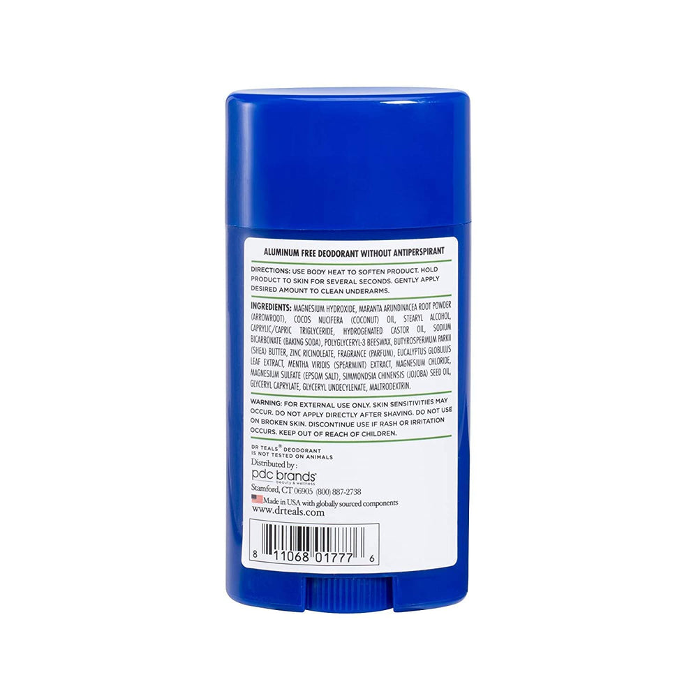 Dr Teal's ingredientes clave, magnesio y arrurruz para absorción.