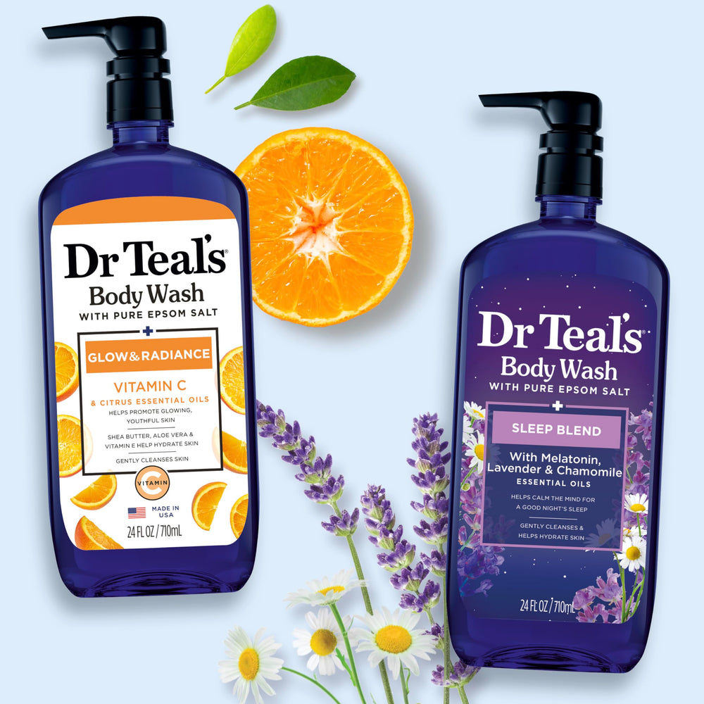 Dr Teal's ingredientes: sales de Epsom y aceites esenciales.