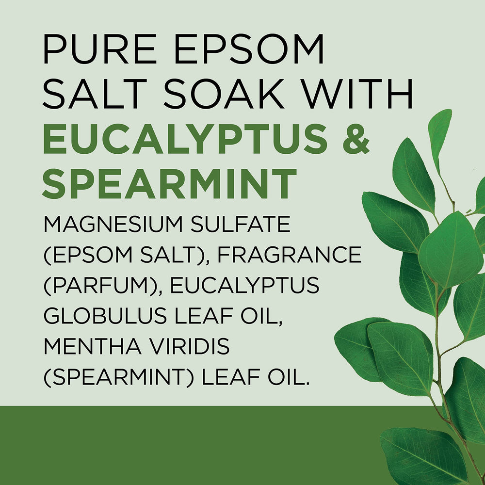 Ingredientes naturales: eucalipto y menta para aroma calmante.