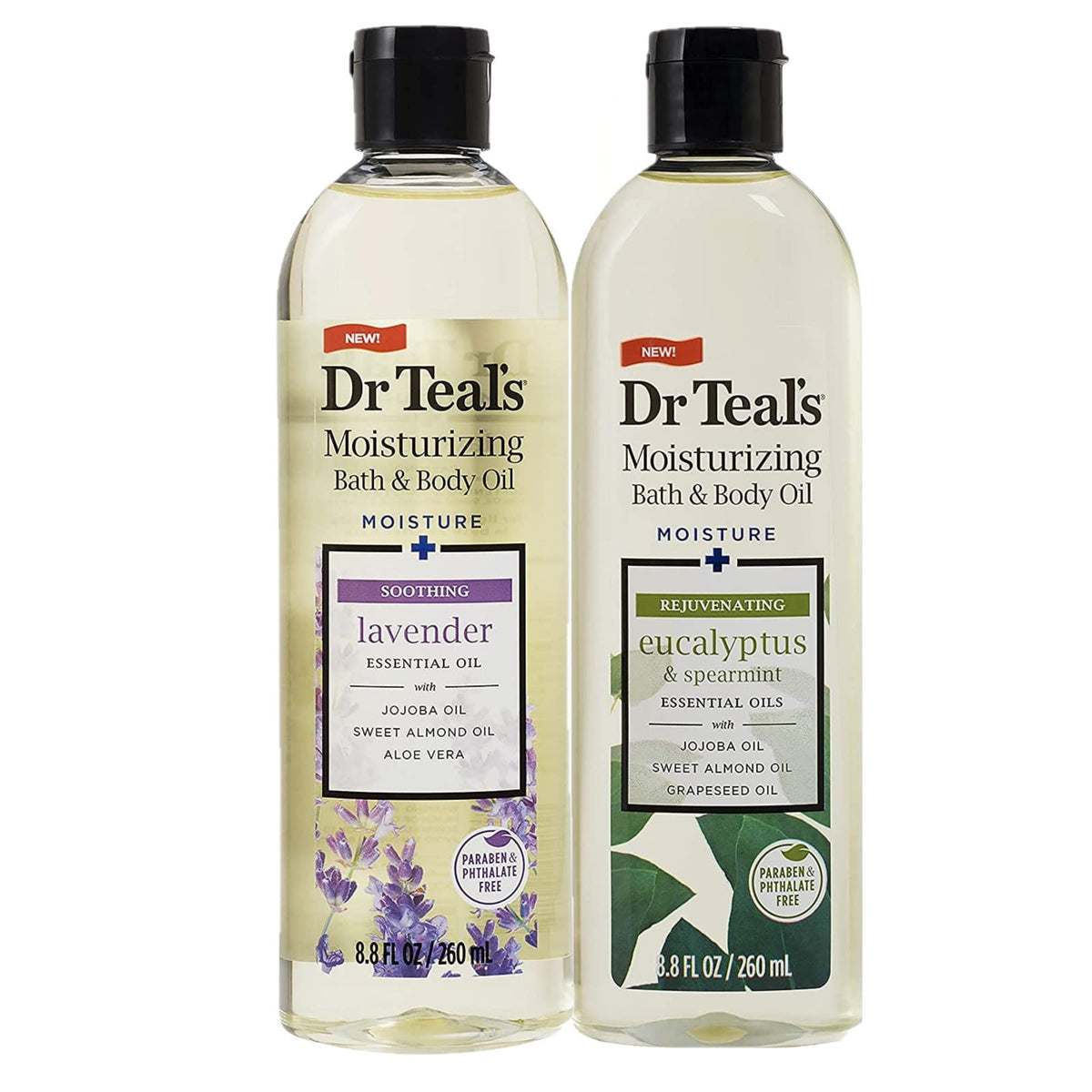 Dr Teal's Lavanda: aceite de baño en botella, hidratación suave y relajación.