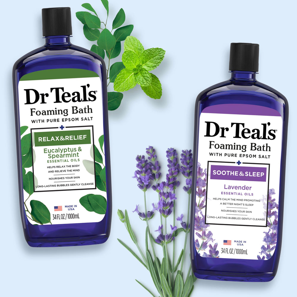 Detalle de lavanda en Dr Teal's, aroma calmante