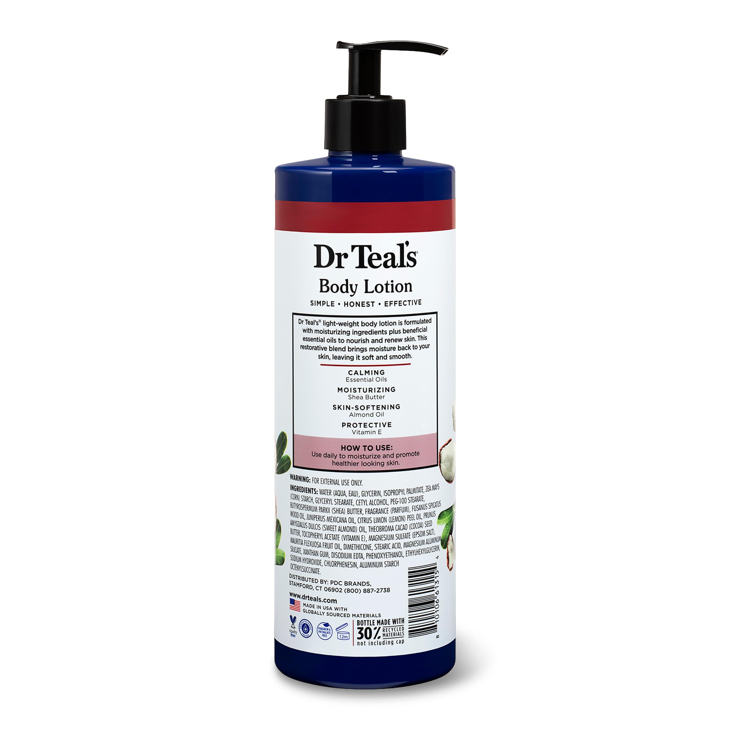 Aroma suave de aceites esenciales de Dr Teal's para relajación al aplicar