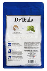 Dr Teal's menthol epsom salt pack with cooling muscle relief.