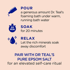 Dr Teal's mezcla de aceites esenciales para un baño relajante