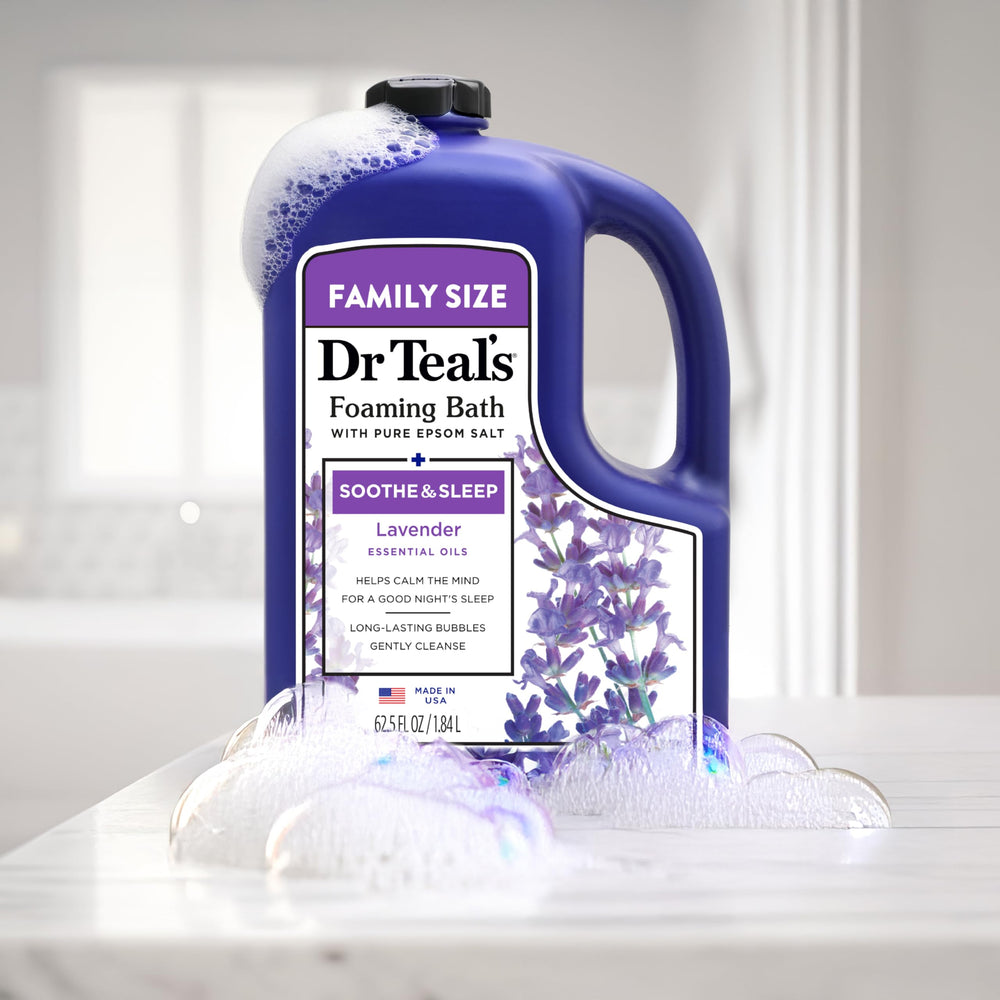 Dr Teal's mezcla de aceites esenciales con aroma relajante.