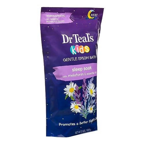 Dr Teal's Kids Sal Epsom, baño relajante con lavanda y camomila para niños