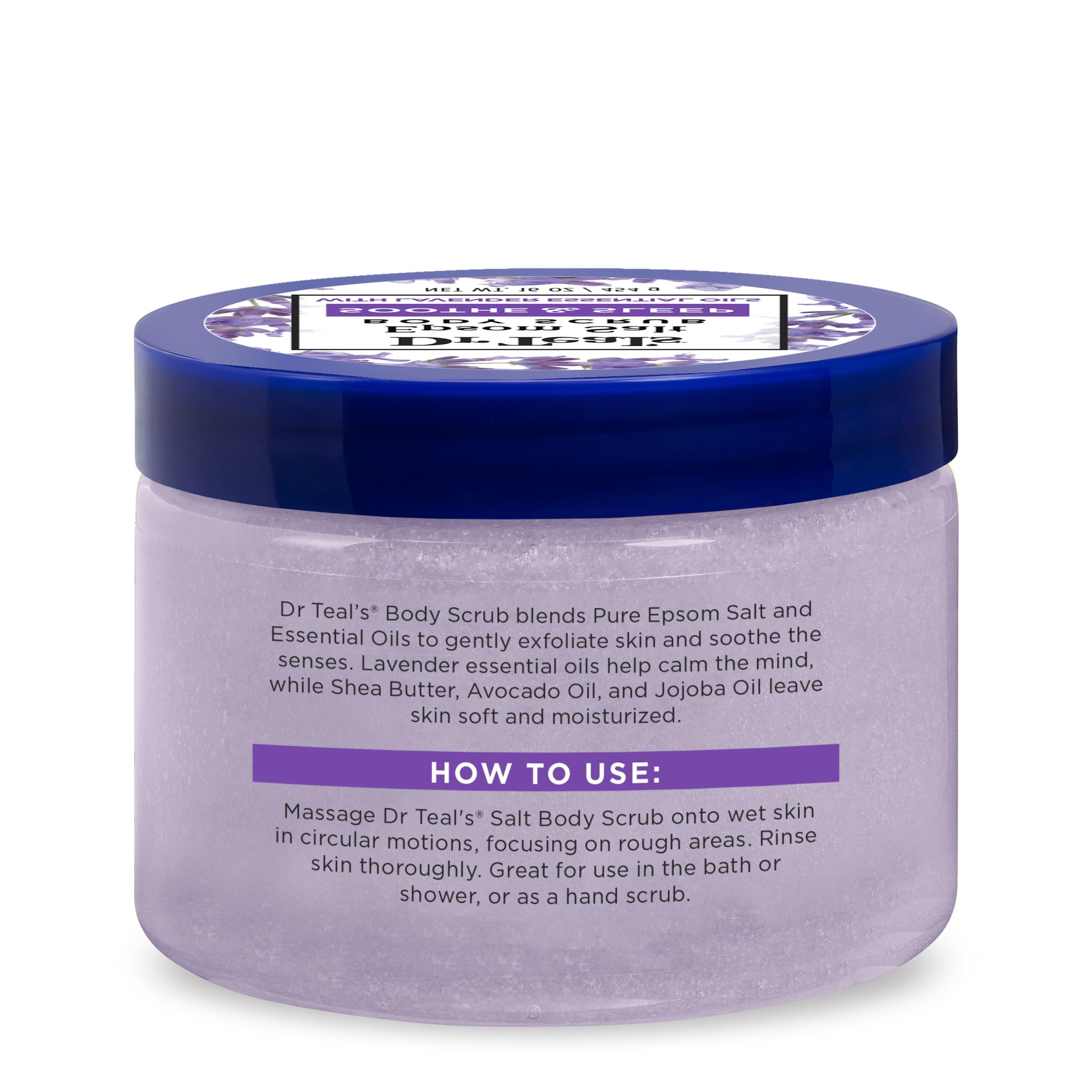 Dr Teal's no harsh ingredients label emphasizes clean formula.