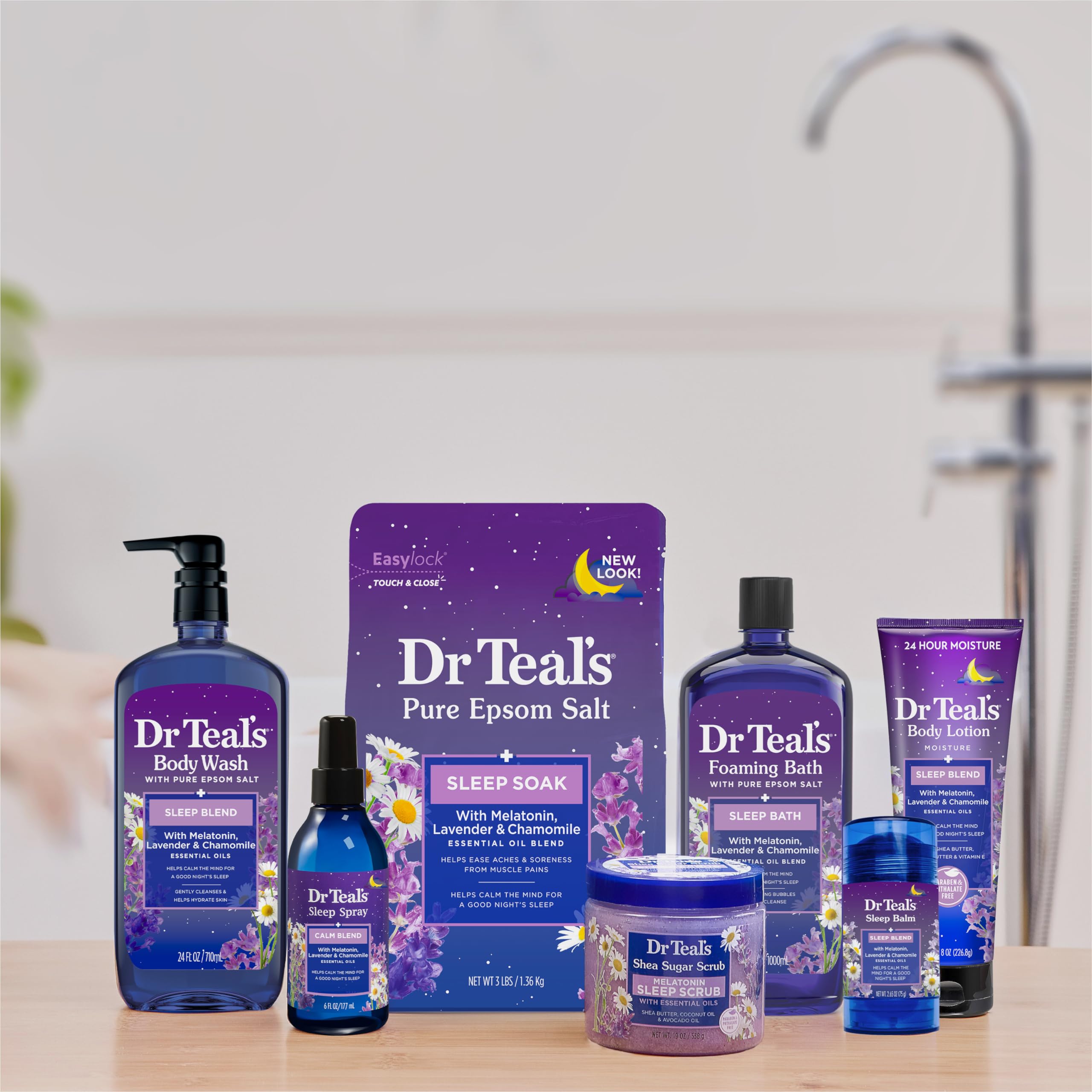 Dr Teal's pack-dos-botellas: conveniencia para uso diario y en casa.