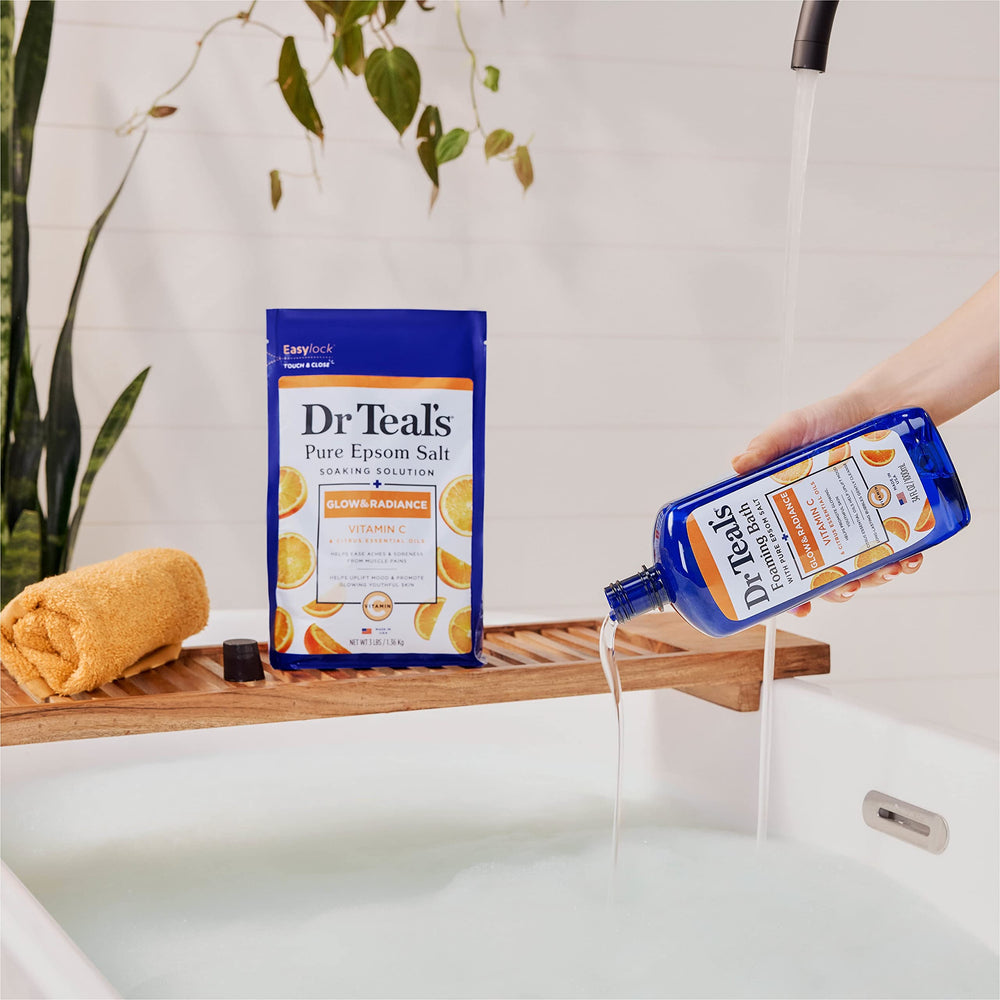 Paraben-free and phthalate-free Dr Teal's icon signals clean care.