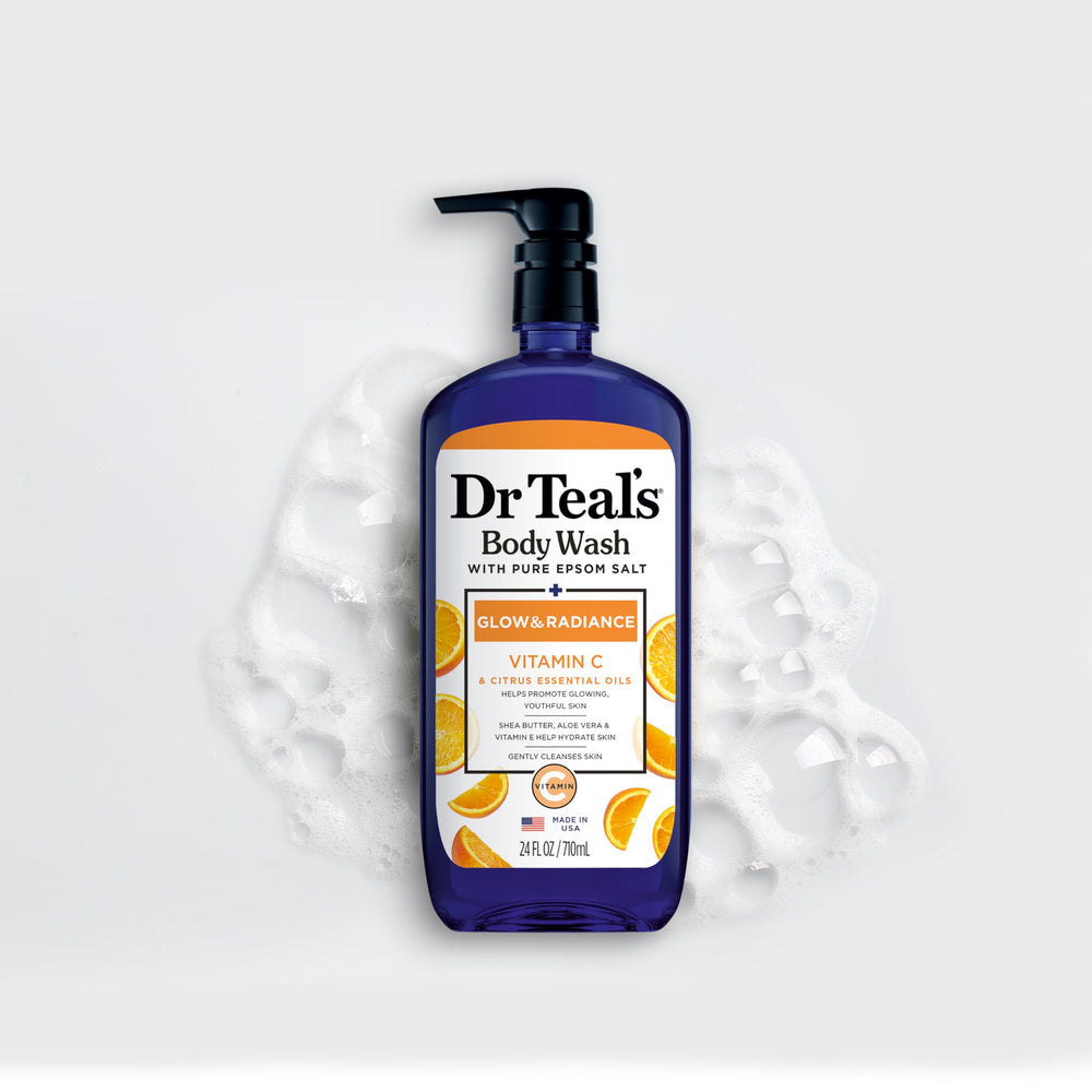 Piel fresca tras la ducha con Dr Teal's.