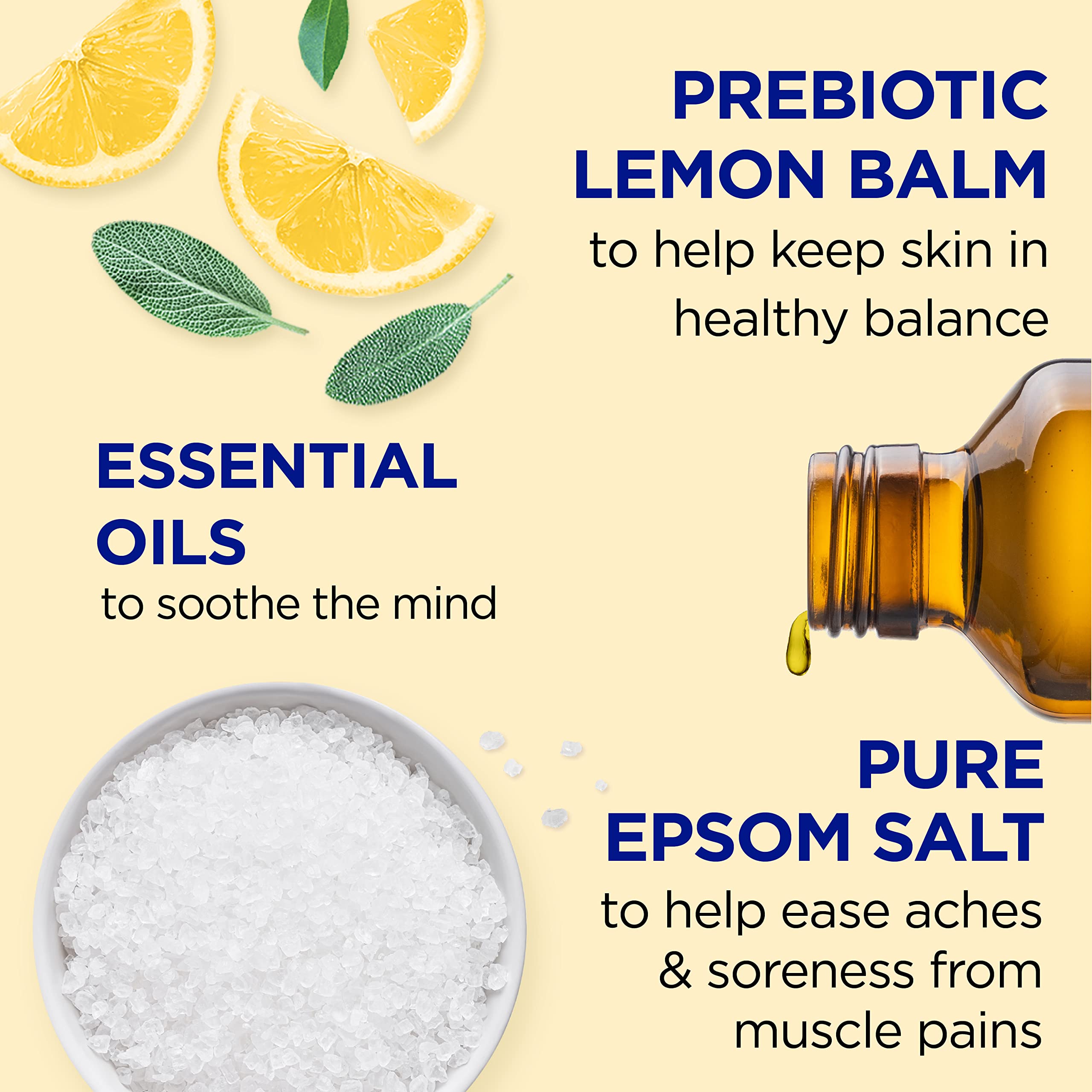 Dr Teal's prebiótico-limon-balsamo: piel equilibrada tras el baño.