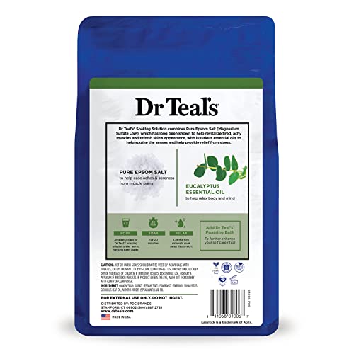 Dúo de botes de 3 lb Dr Teal's en empaque compacto