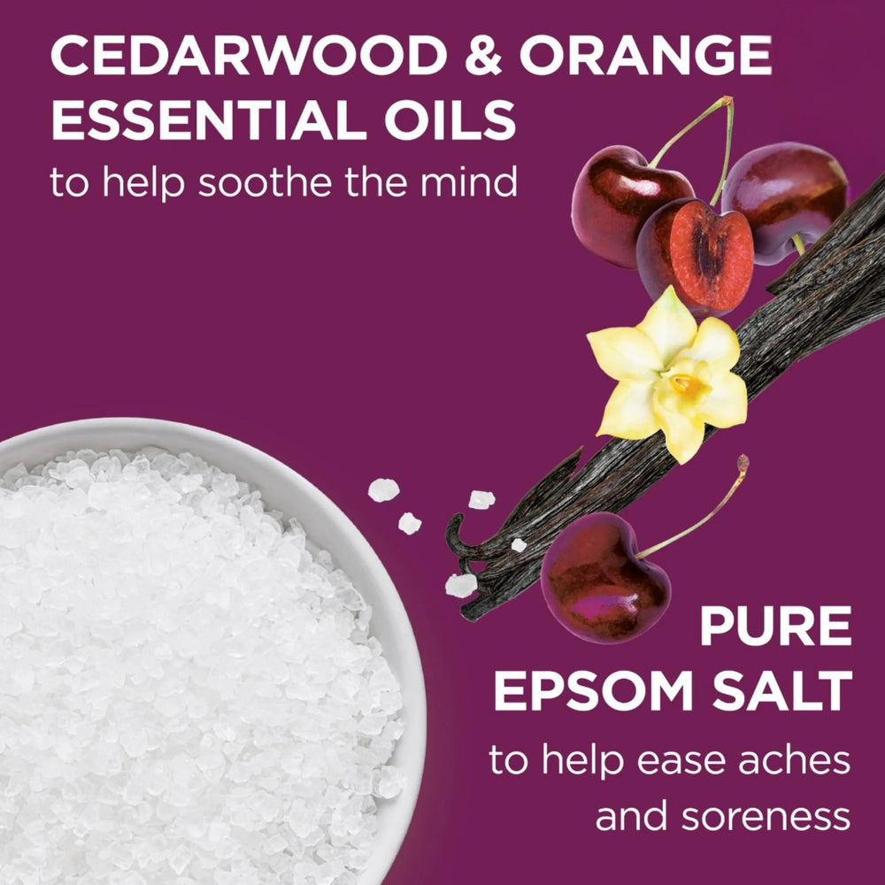 Dr Teal's Pure Epsom Salt bottle ready for magnesium-based soothing soaks.