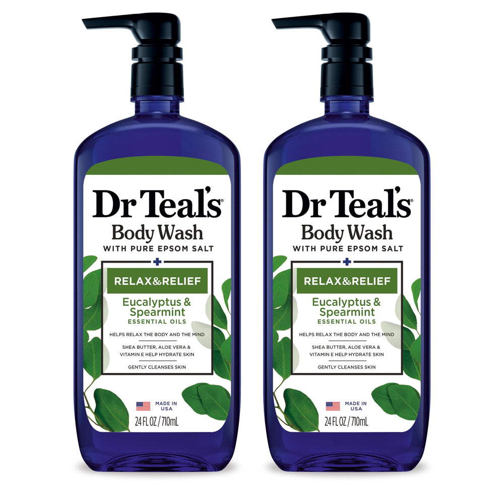 Dr Teal's botella vertida para ducha relajante