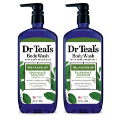 Dr Teal's botella vertida para ducha relajante