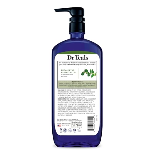 Dr Teal's ritual de ducha relajante para el día
