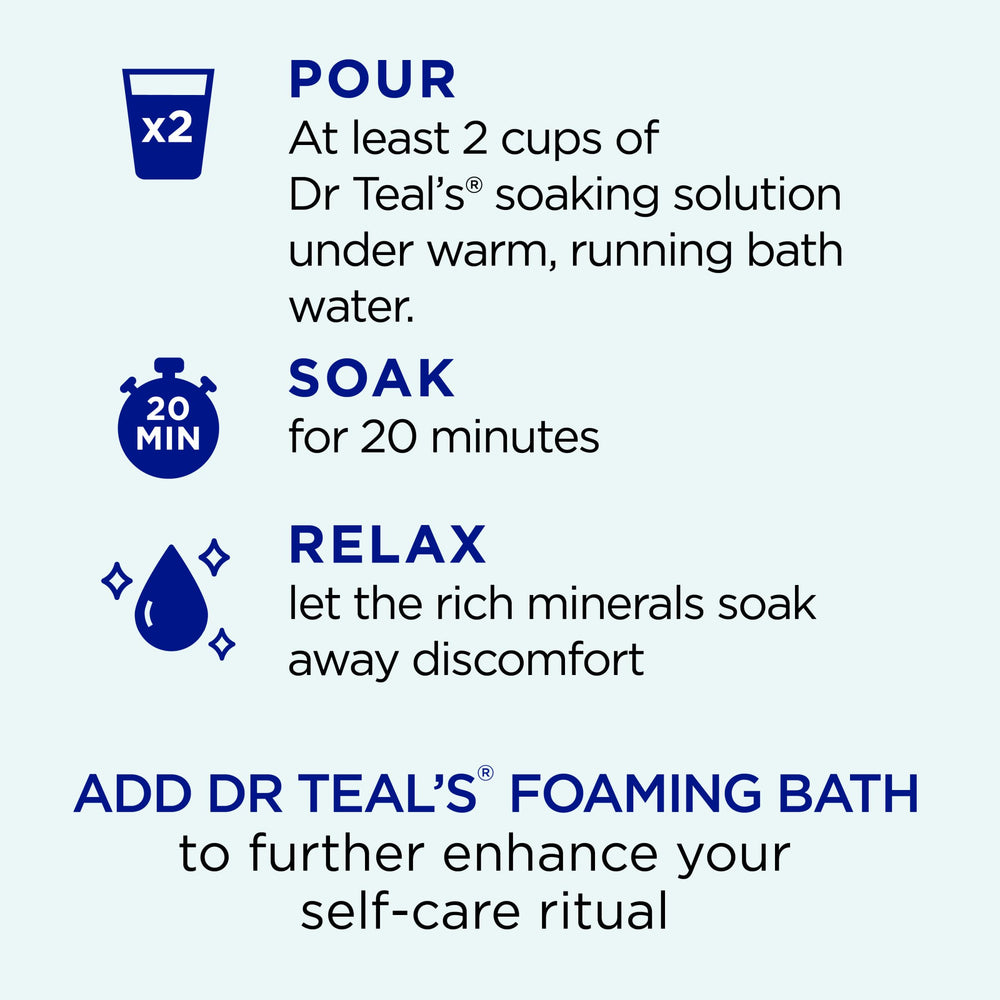 Relaxing bath water scene evokes a spa like home routine after workouts