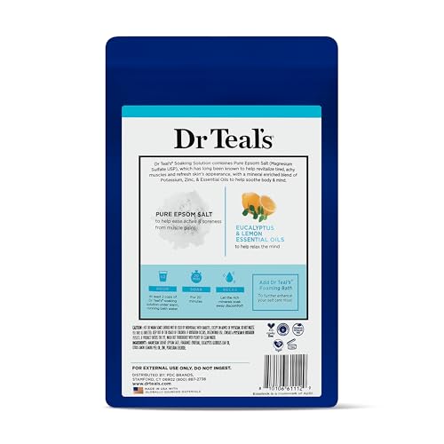 Dr Teal's Restorative Minerals aroma enhances relaxation in bath