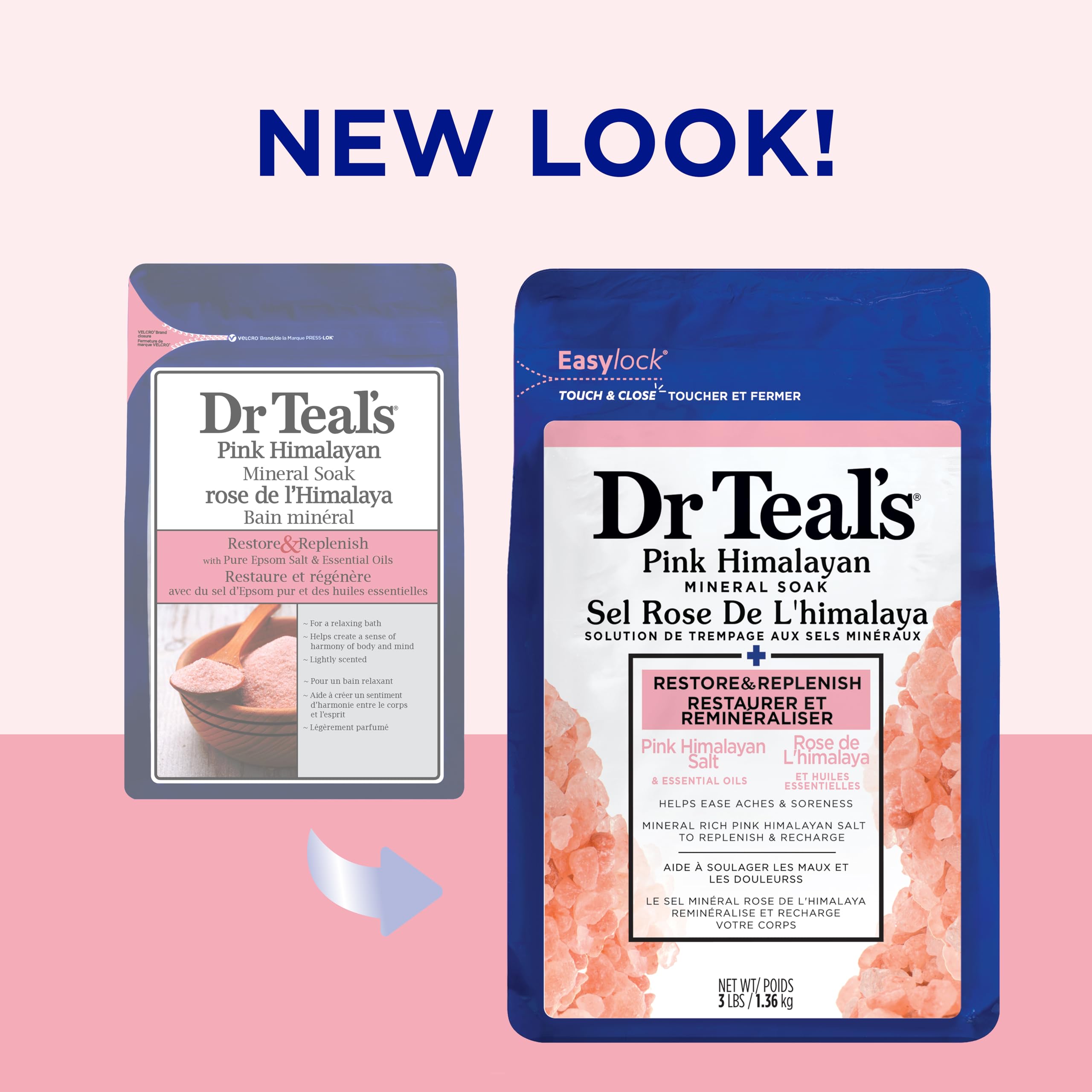 Dr Teal's Restore relaxing bath ambiance with soft lighting
