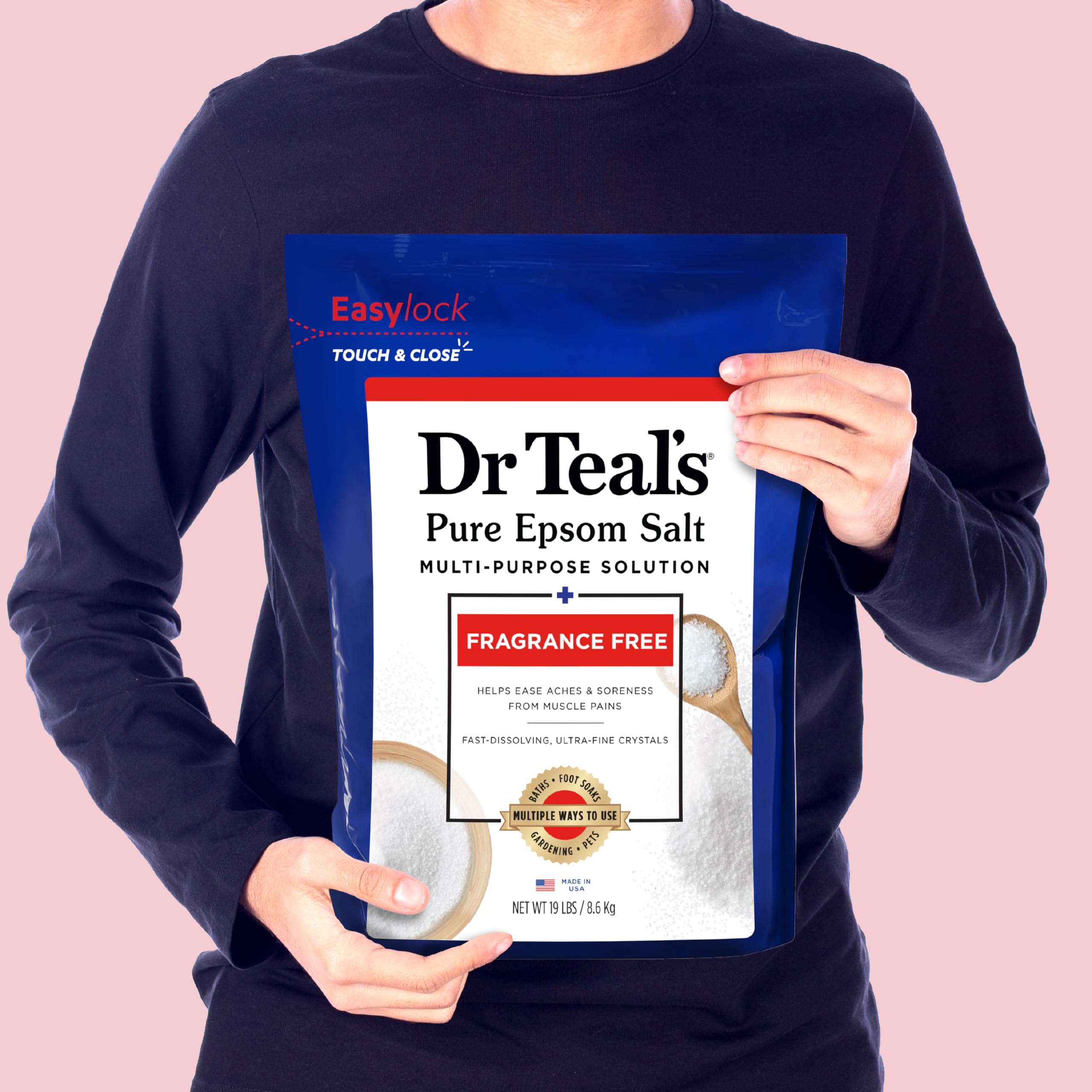 Dr Teal's sal epsom contenedor reutilizable