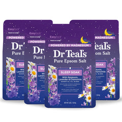 Dr Teal's sal epsom puro en cristales para baño y relajación
