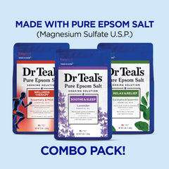 Dr Teal's sal epsom puro lavanda ayuda a calmar la mente