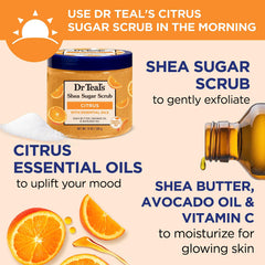 Dr Teal's dia-masaje-circulares fomenta circulación y suavidad de la piel.