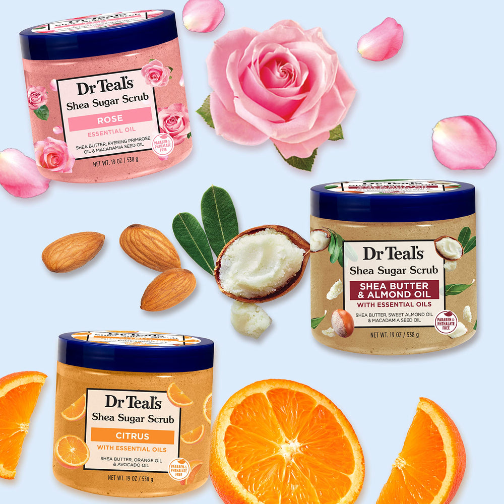 Dr Teal's exfoliación suave en la mano: cuidado de la piel
