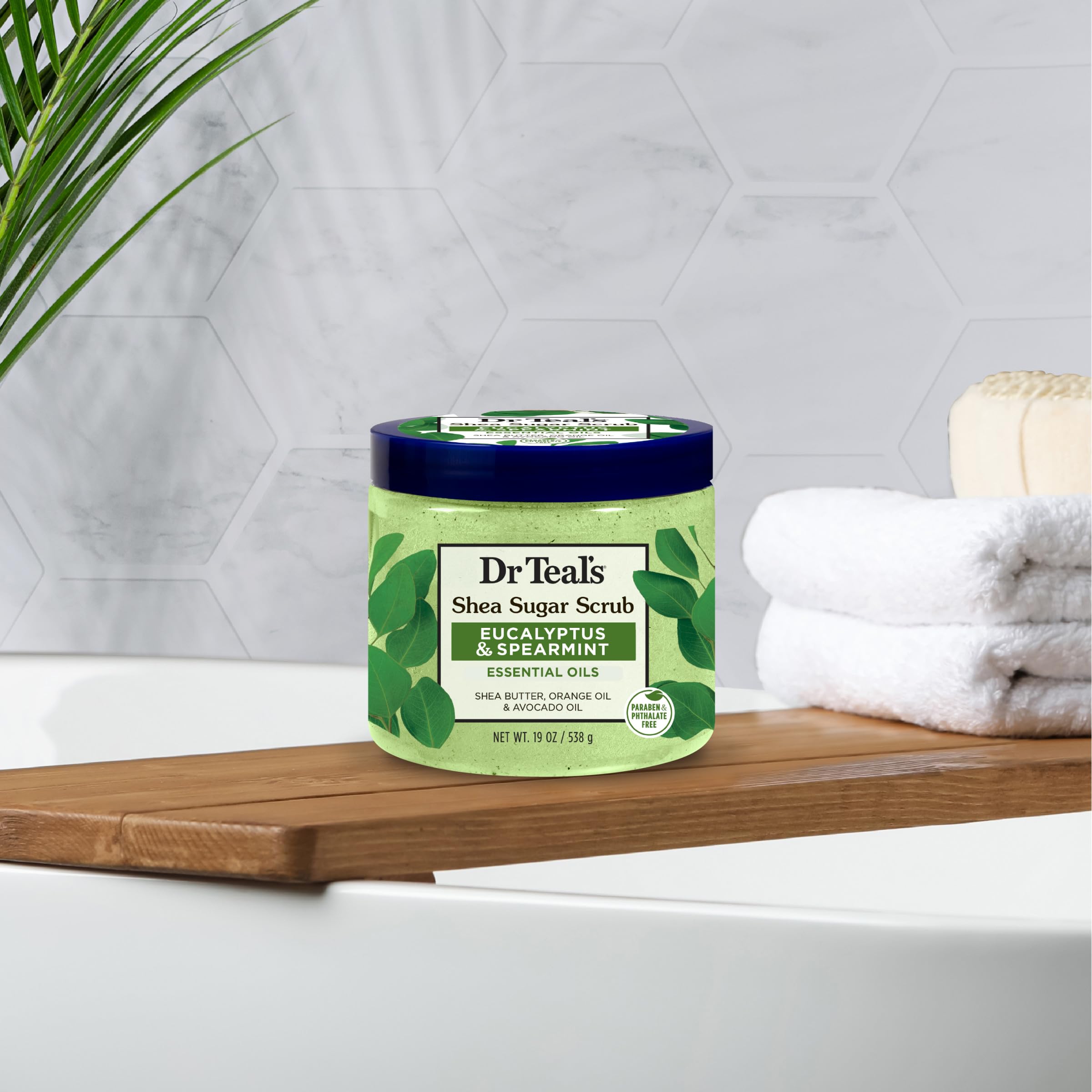 19 oz x 3 pack displayed on bathroom shelf.