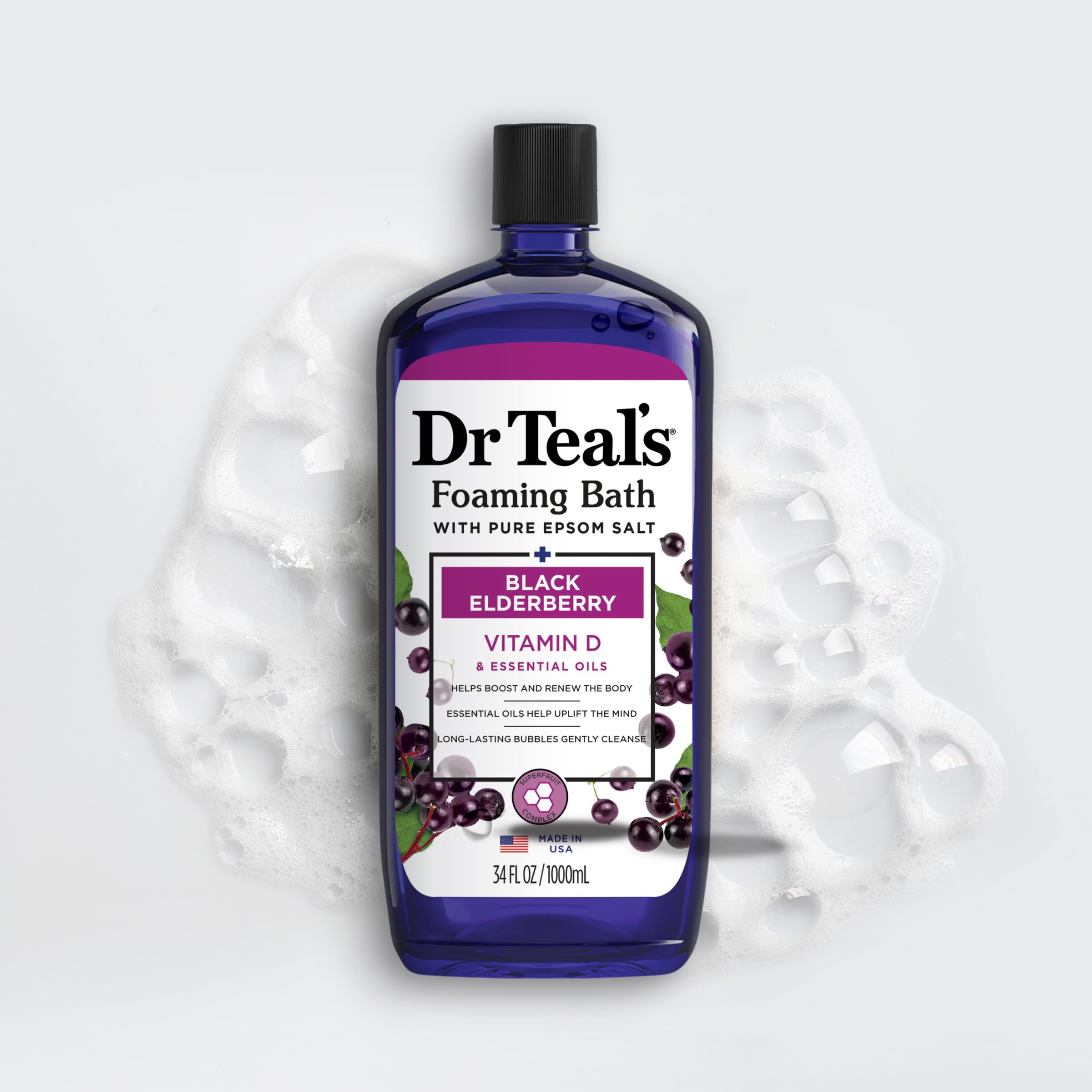 Dr Teal's fórmula libre de parabenos y ftalatos.