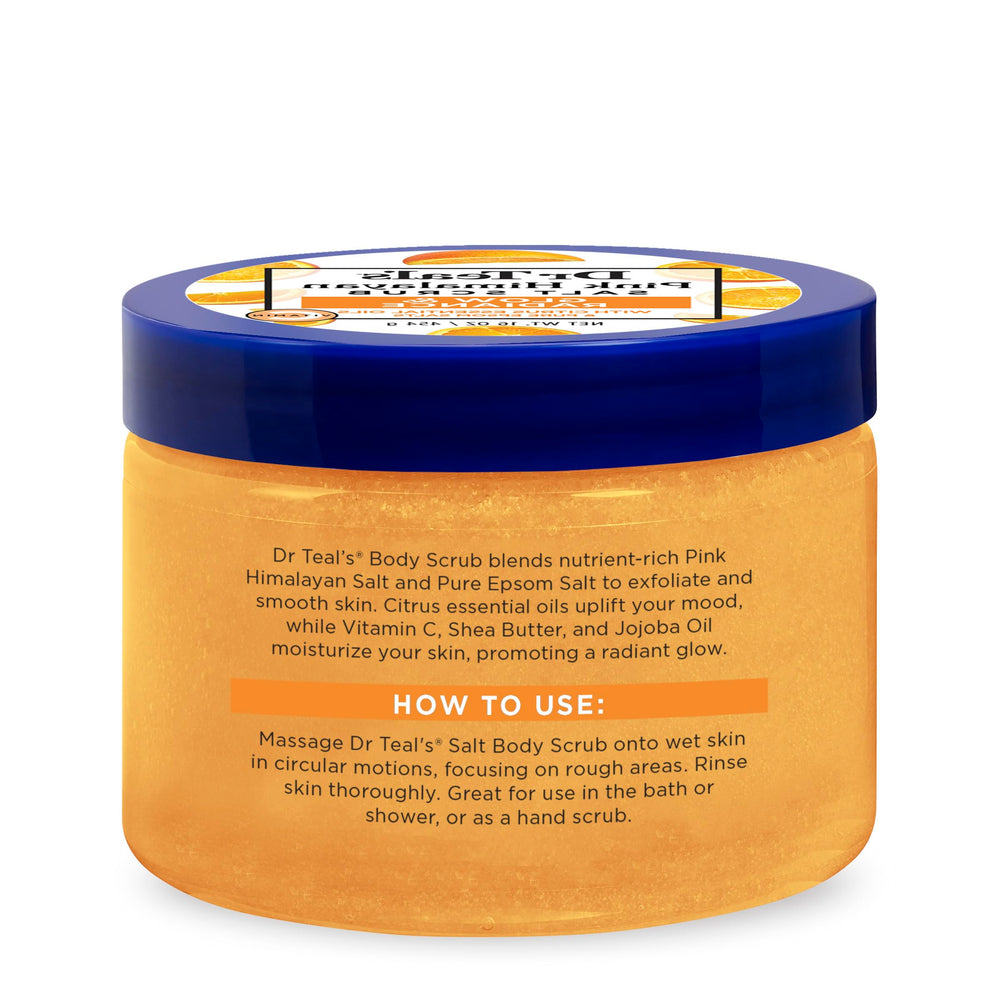 Dr Teal's skin after use appears soft with a healthy glow.
