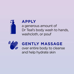 Etiqueta de Dr Teal's Sleep Blend muestra melatonina y aceites relajantes.