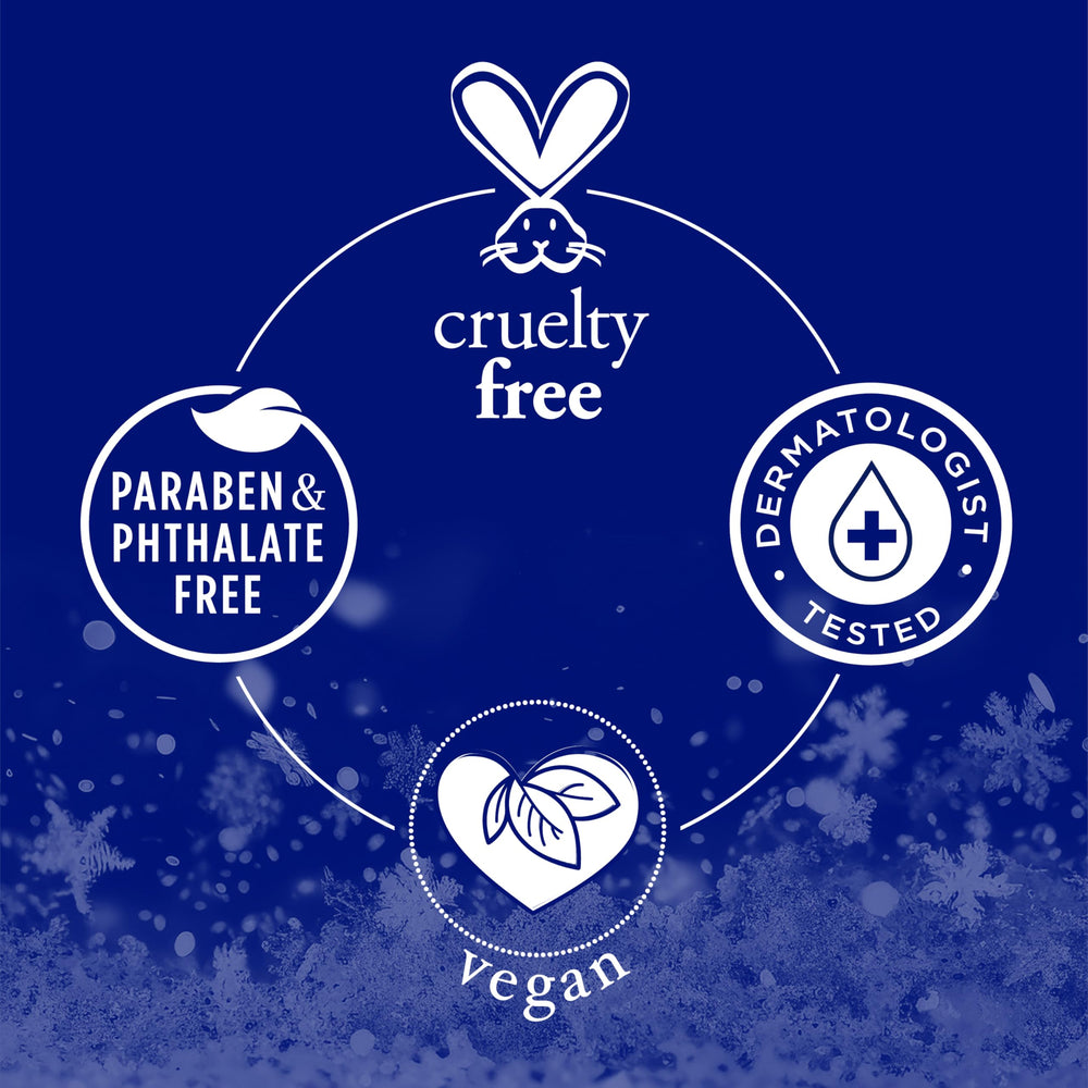 Dr Teal's Snowy Night foot soak scene highlights a refreshing relaxation ritual.