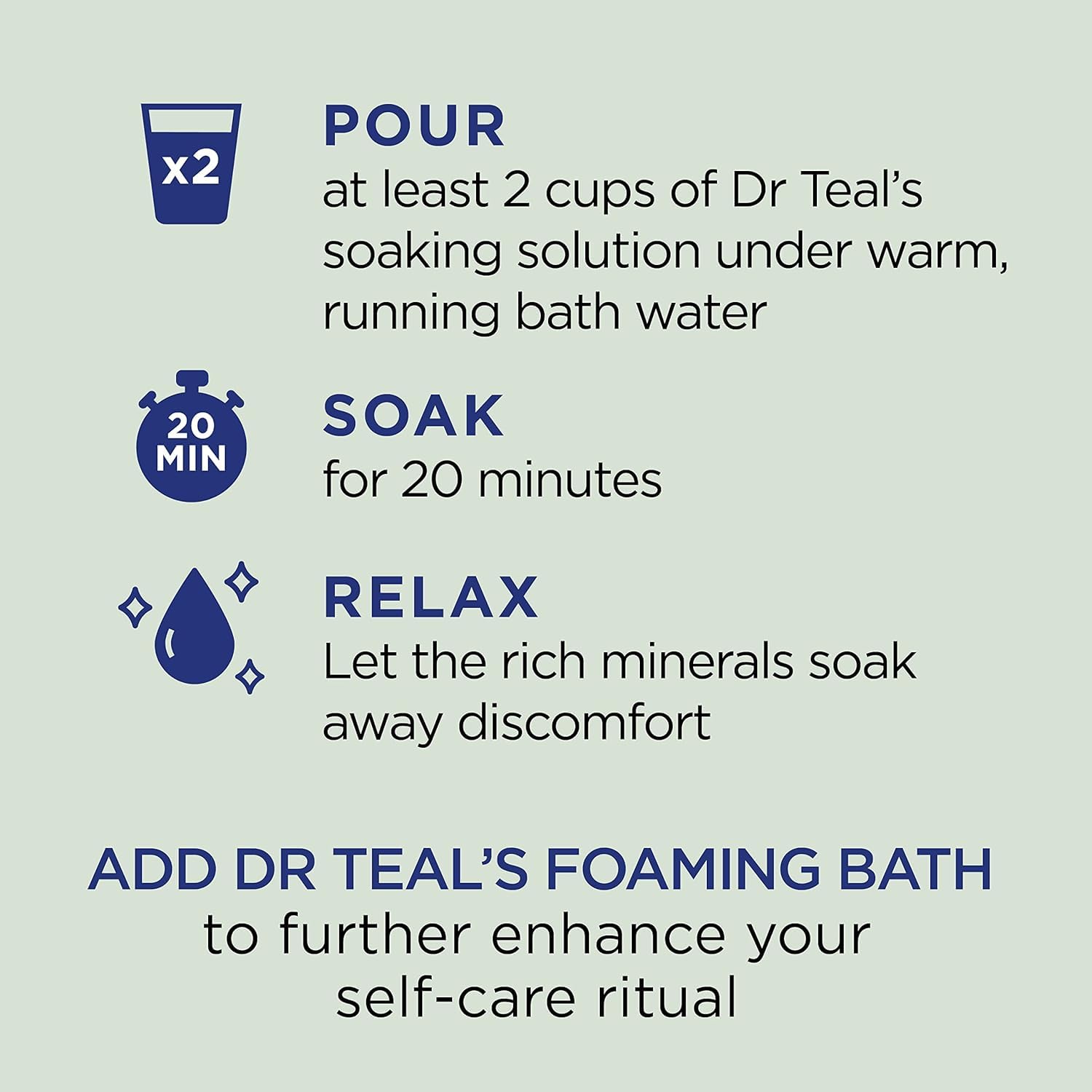 Spearmint leaves emphasize the refreshing top note in the soak.