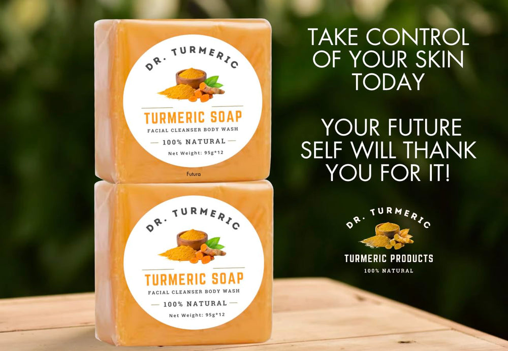 Dr. Turmeric jabón de cúrcuma: aroma refrescante para la rutina.
