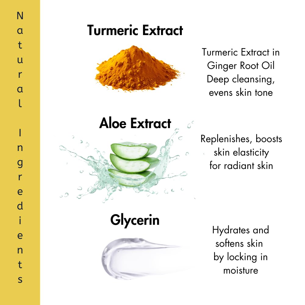 Dr. Turmeric jabón de cúrcuma: glicerina que mantiene la humedad.