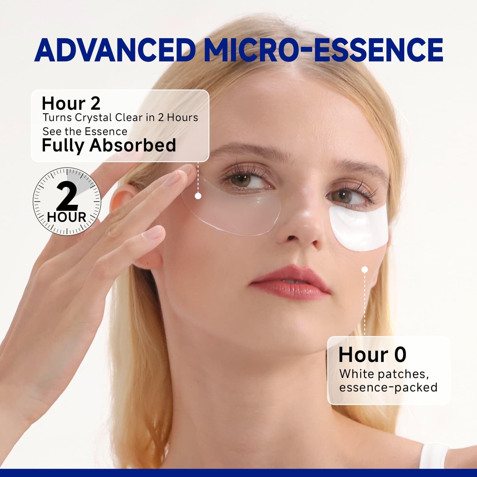Two-hour transparency indicates full absorption and softer skin.