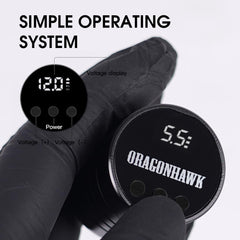Dragonhawk Atom battery power supply compact and portable for tattoo sessions