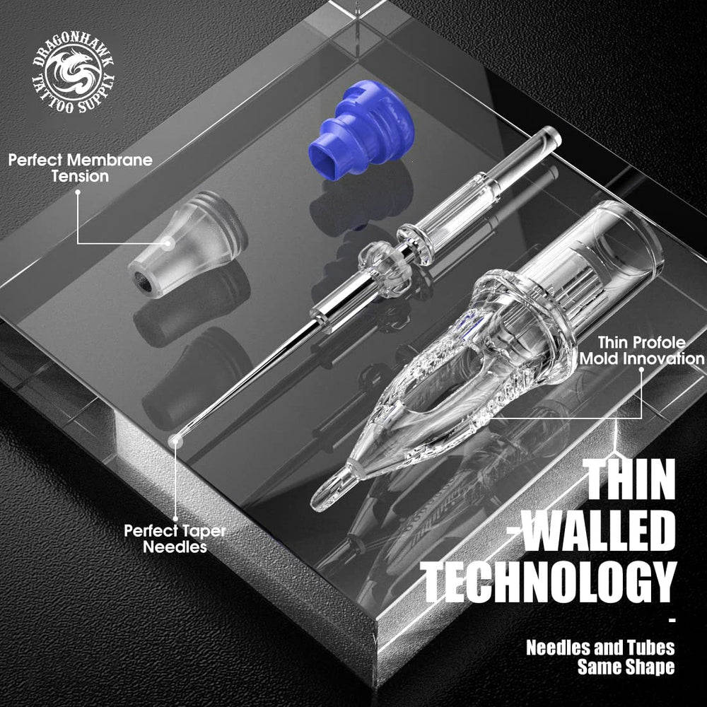 Dragonhawk Extreme tip indentation improves ink flow and saturation across strokes.