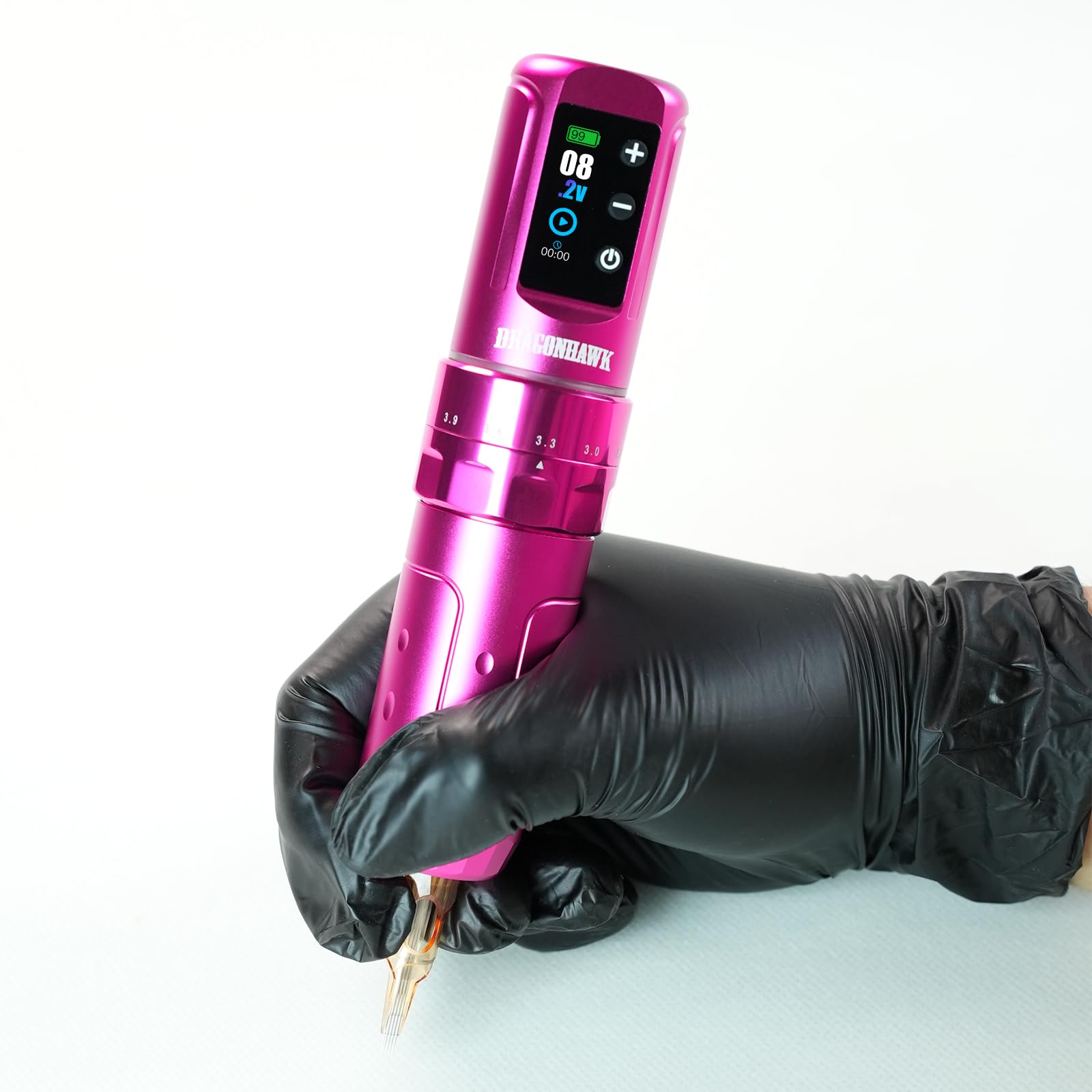 Dragonhawk L3 pro tattoo kit fulfills professional needs with cartridges included