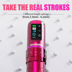 Dragonhawk L3 smart screen display highlighting settings for precise control