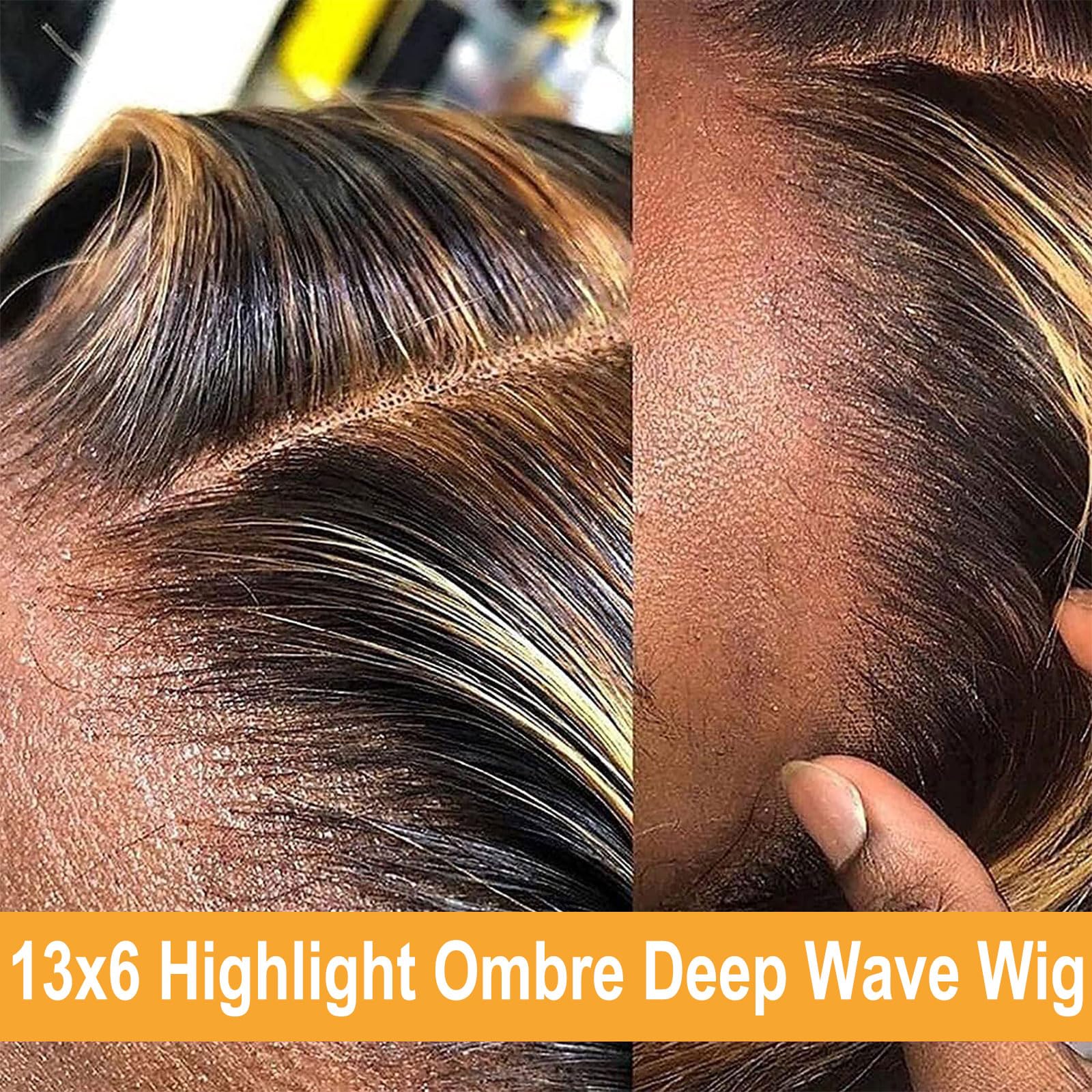 Draixil 200% density deep wave wig adds rich fullness and bounce