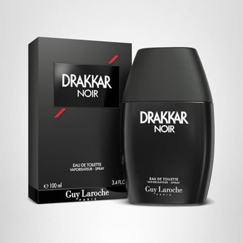 Drakkar Noir spray action suggests lasting projection and day-to-evening versatility.