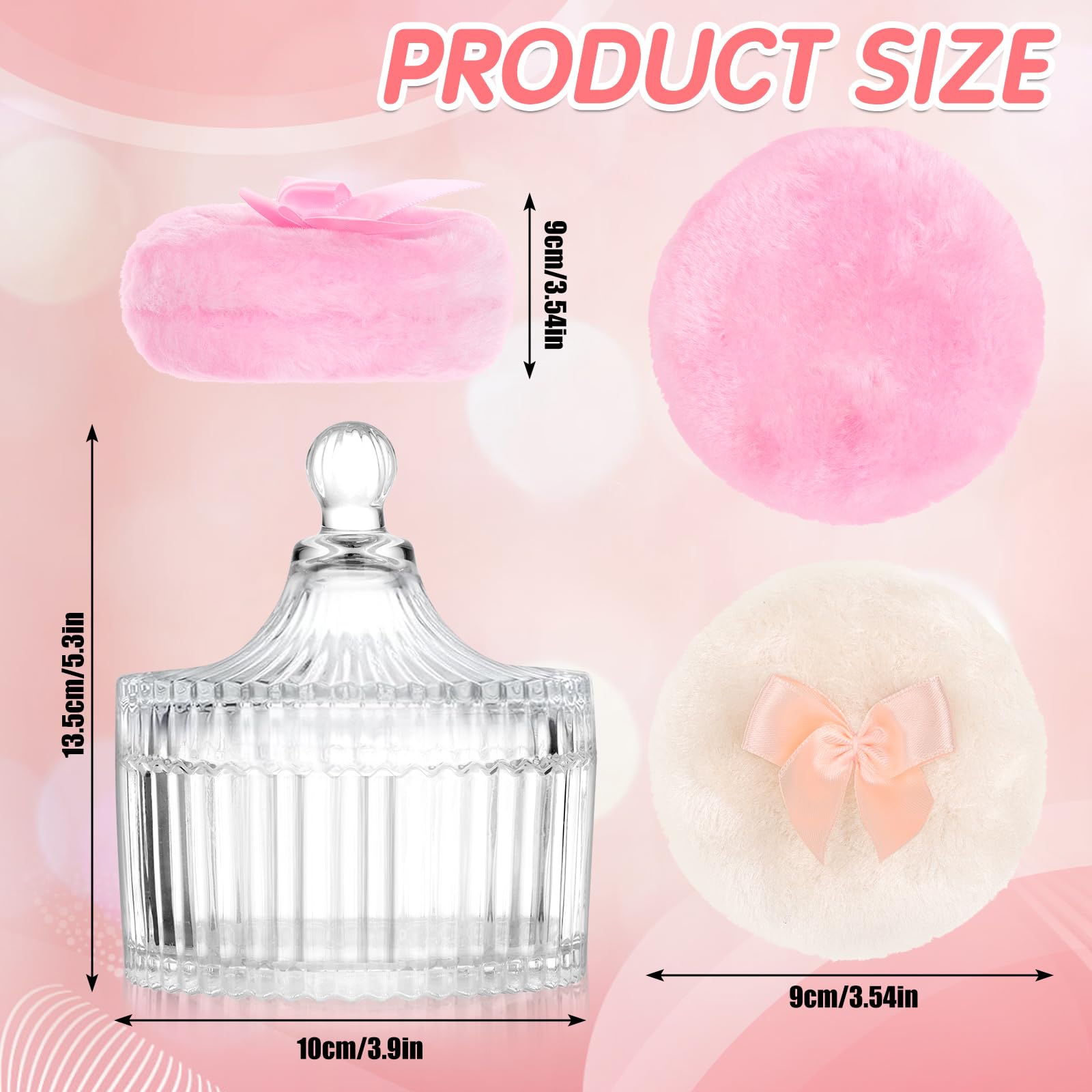 Draupnir powder container glass jar close-up highlighting durable storage.