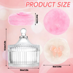 Draupnir powder container glass jar close-up highlighting durable storage.