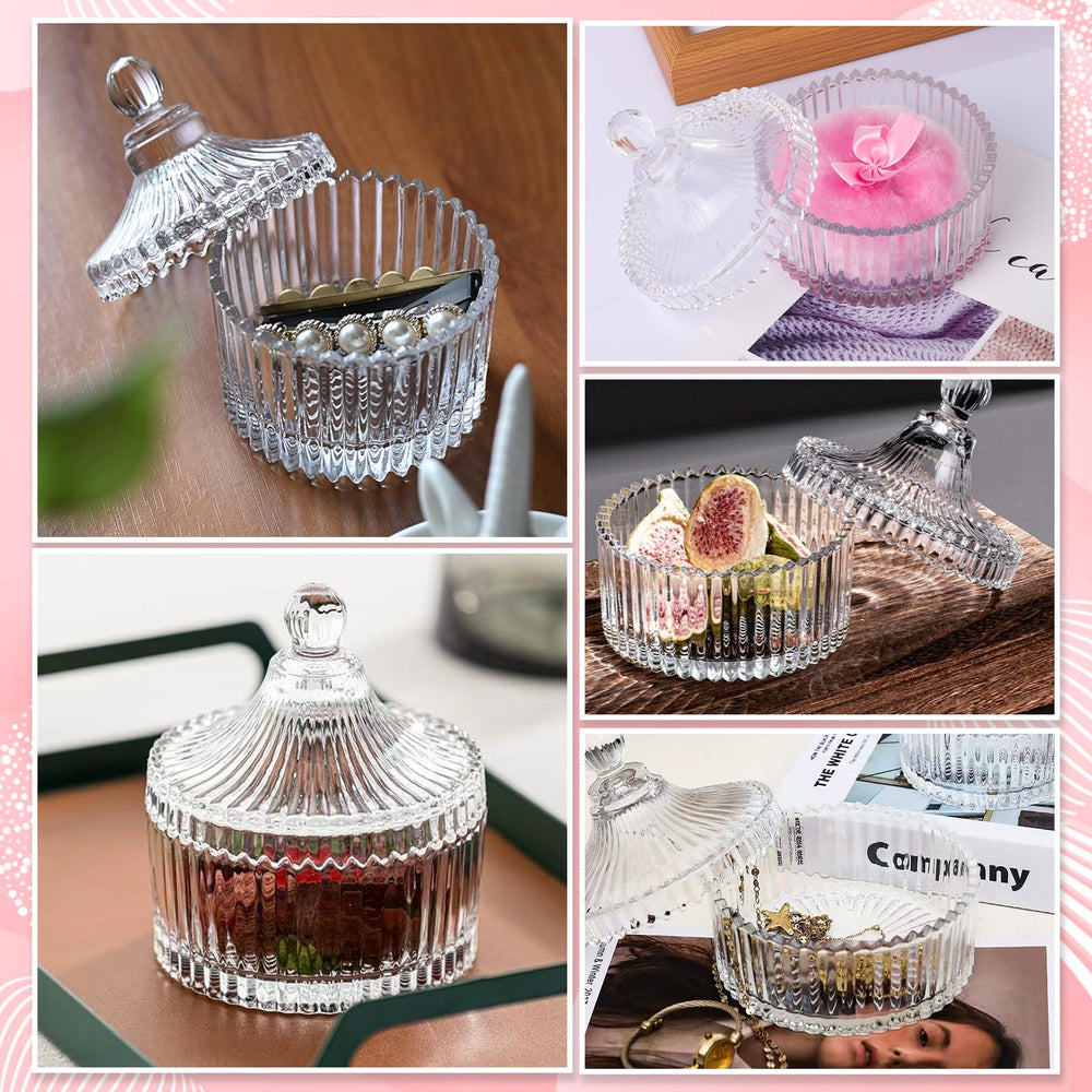 Draupnir powder puff set displayed on stylish surface.