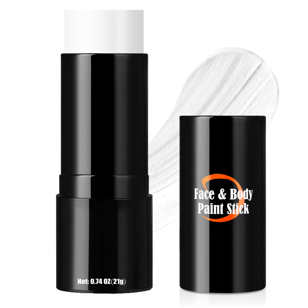 Drawdart barra maquillaje clown white, ideal para disfraces y actuaciones.
