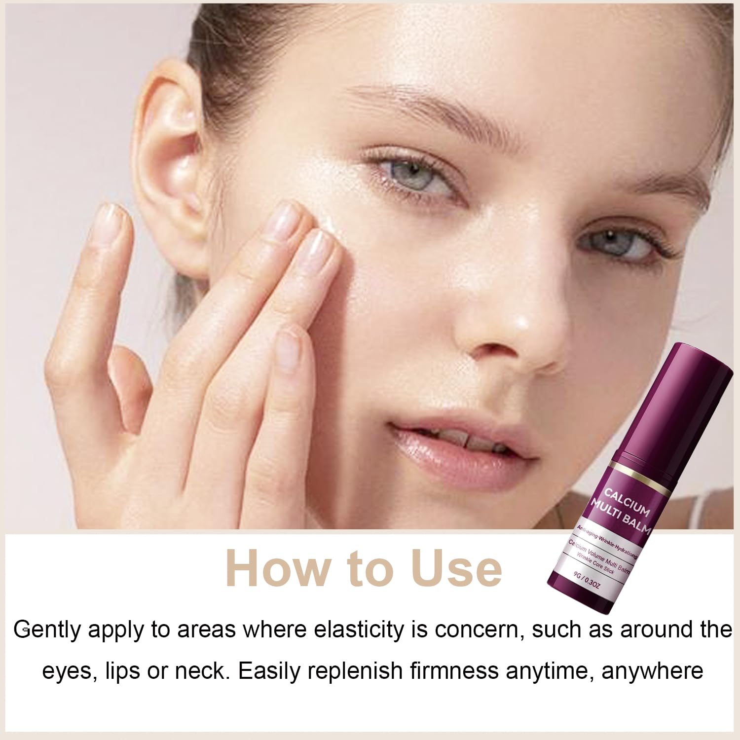 DreamCatching Calcium Multi Balm Stick lips care for hydration.