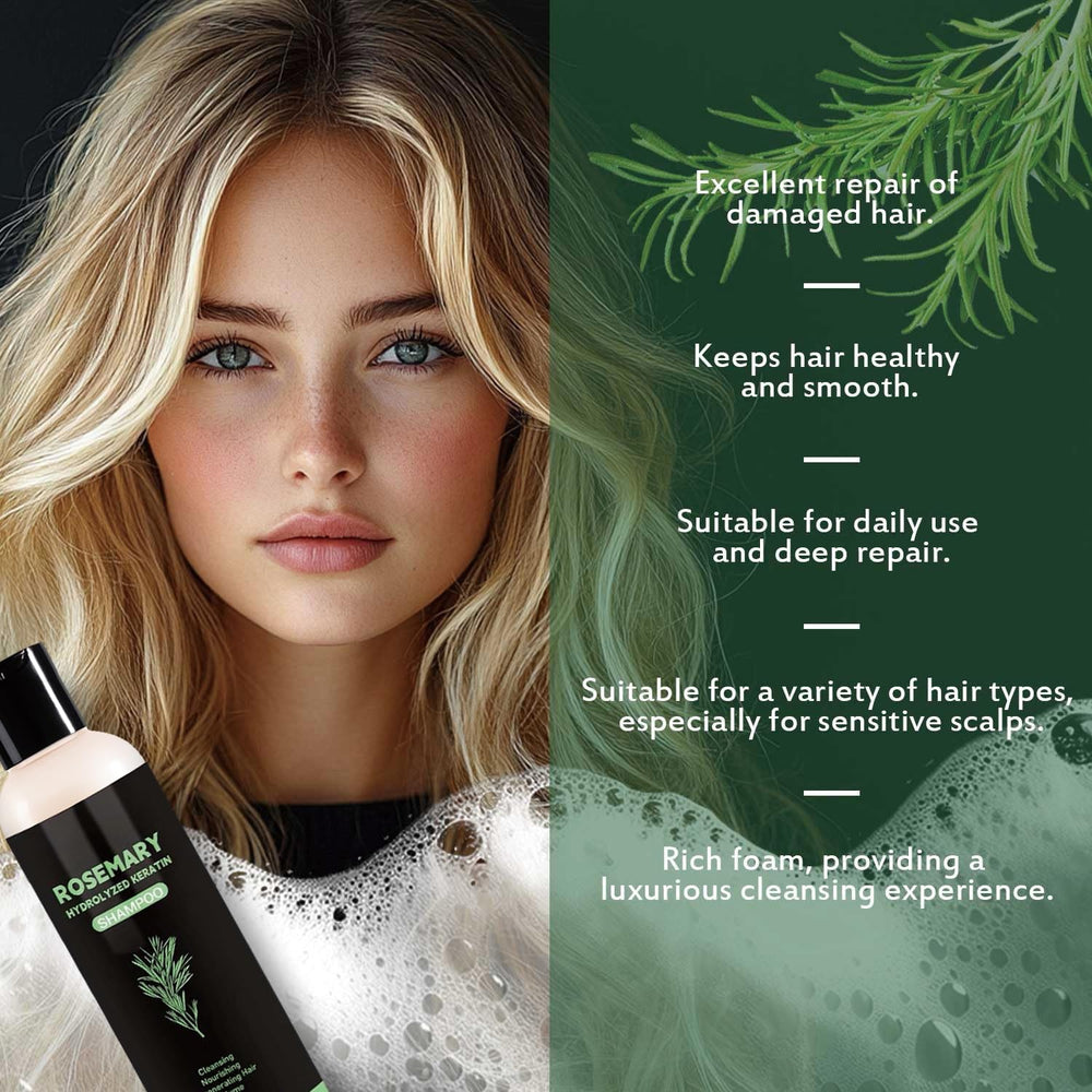 DreamCatching Rosemary Shampoo - aplicación diaria para cuidado constante del cabello